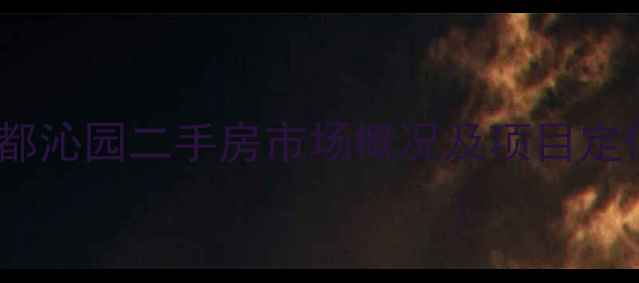 图片 信阳中都沁园二手房市场概况及项目定位分析1