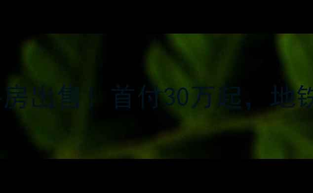 图片 凤台凤凰花园二手房出售！首付30万起，地铁口学区房闭眼入1