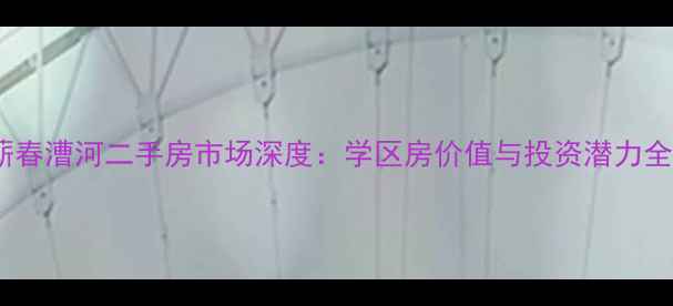 图片 湖北蕲春漕河二手房市场深度：学区房价值与投资潜力全指南1