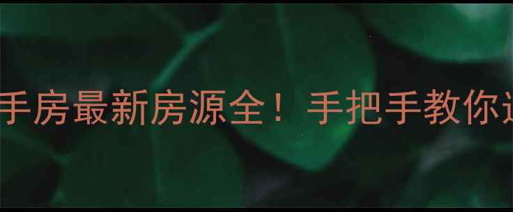 图片 🌟东方市八所镇二手房最新房源全！手把手教你选到高性价比好房2