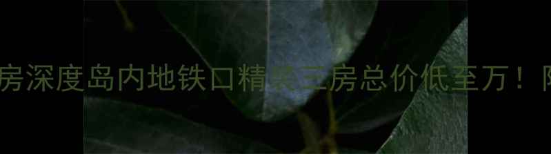 图片 🏠厦门中骏天誉二手房深度岛内地铁口精装三房总价低至万！附真实房源对比攻略1