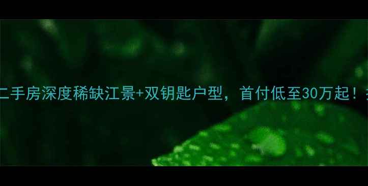 图片 🏠龙湖郦江跃层二手房深度稀缺江景+双钥匙户型，首付低至30万起！投资自住双优选2