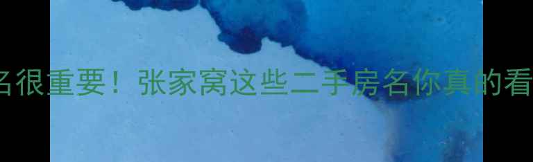 图片 🏡在天津买房选小区名很重要！张家窝这些二手房名你真的看懂了吗？附避坑指南1
