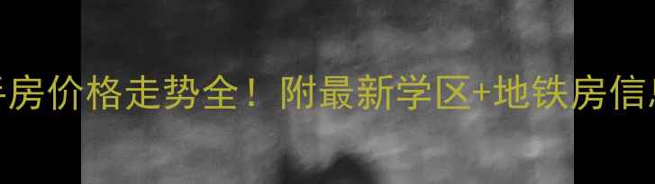 图片 ✨广州东华西小区二手房价格走势全！附最新学区+地铁房信息，附租房对比攻略📌