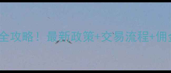 图片 上海二手房交易避坑全攻略！最新政策+交易流程+佣金计算，买房不踩雷2