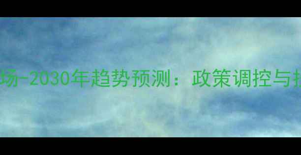 图片 中国二手房市场-2030年趋势预测：政策调控与投资策略深度2