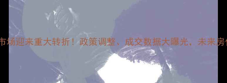 图片 北京二手房市场迎来重大转折！政策调整、成交数据大曝光，未来房价走势深度2