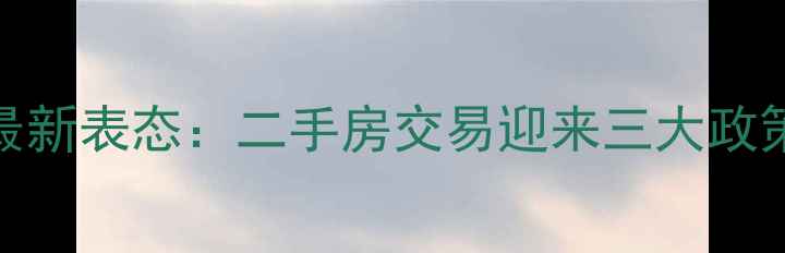 图片 北京天通苑社区书记最新表态：二手房交易迎来三大政策调整（附购房指南）