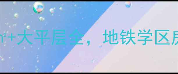 图片 国润翠湖二手房深度测评！200㎡+大平层全，地铁学区房投资自住攻略（附最新房价）2