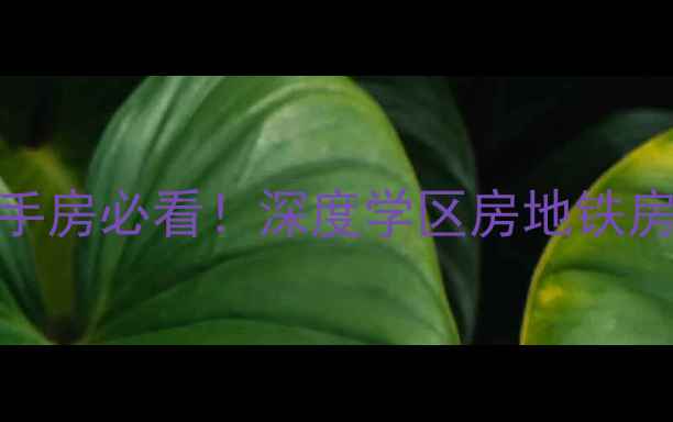 图片 宜昌发展大道二手房必看！深度学区房地铁房投资潜力TOP101