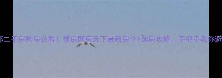 图片 成都二手房购房必看！搜房网房天下最新房价+选房攻略，手把手教你避坑2