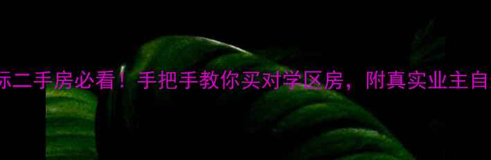 图片 新密西城国际二手房必看！手把手教你买对学区房，附真实业主自述+避坑指南