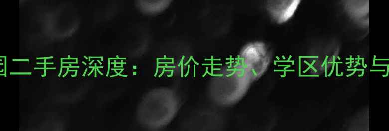图片 武汉天兴花园二手房深度：房价走势、学区优势与投资价值全2