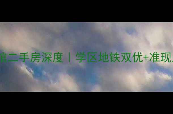 图片 金泓财富公馆二手房深度｜学区地铁双优+准现房省心买！1