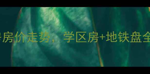 图片 长沙洞井小区二手房房价走势，学区房+地铁盘全，附最新成交数据2