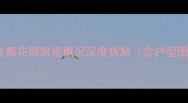 图片 💡金都花园房屋概况深度拆解（含户型图）1