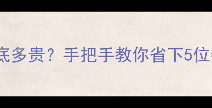 图片 💰40年公寓过户费到底多贵？手把手教你省下5位数！手把手避坑指南1